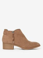 Taupe 'Major' Ankle Boots