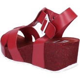 Sandales 5 Pro Ject sandales rouge cuir AC605