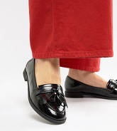 ASOS DESIGN - Minkie - Chaussures plates pointure large - Noir