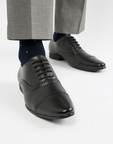 Next - Chaussures richelieu en cuir à lacets - Noir - Noir