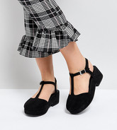 ASOS - TOPAL - Chaussures pointure large style salomé - Noir