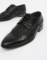 New Look - Chaussures Richelieu en similicuir - Noir - Noir