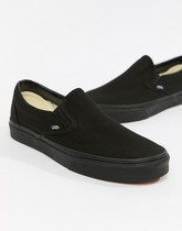 Vans Classic - Chaussures à enfiler - Noir veyebka - Noir