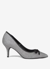 Silver 'Danika' Court Shoes