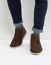 ASOS - Desert boots imitation daim - Marron - Marron