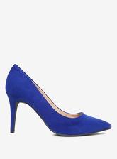 Wide Fit Blue 'Electra' Court Shoes