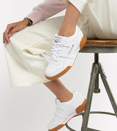 Reebok Workout Plus - Baskets avec semelle en caoutchouc - Blanc - Blanc