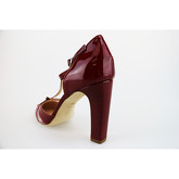 Chaussures escarpins Calpierre escarpins rouge cuir verni AG629