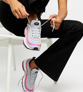 Nike - Air Max 97 - Baskets - Gris et rose - Gris