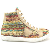 Chaussures Crown sneakers multicolor textile cuir AG226