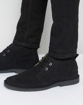 Ben Sherman - Mocam - Desert boots en daim - Noir - Noir