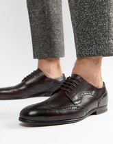 Ted Baker - Larriy - Chaussures richelieu en cuir - Bordeaux - Rouge