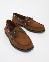 Sperry - Topsider - Chaussures bateau en cuir - Marron - Marron