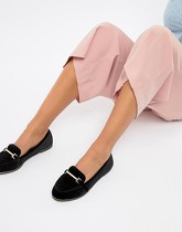 ASOS DESIGN - Maderia - Chaussures plates - Noir