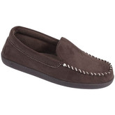 Chaussons Isotoner Chaussons mocassins ref_iso42212 Marron